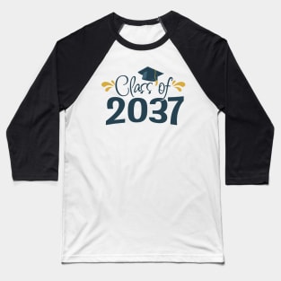 Class Of 2037 Grow With Me Baseball T-Shirt